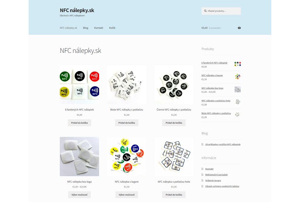 NFC nálepky.sk